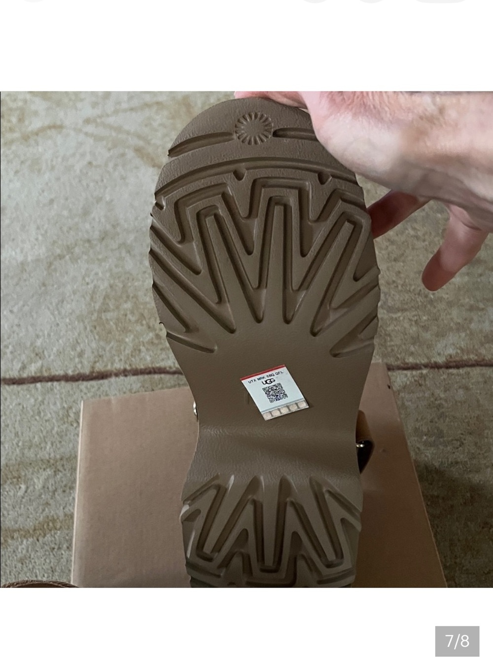 UGG Esme Suede Slingback Clogs - Picture 7 of 8
